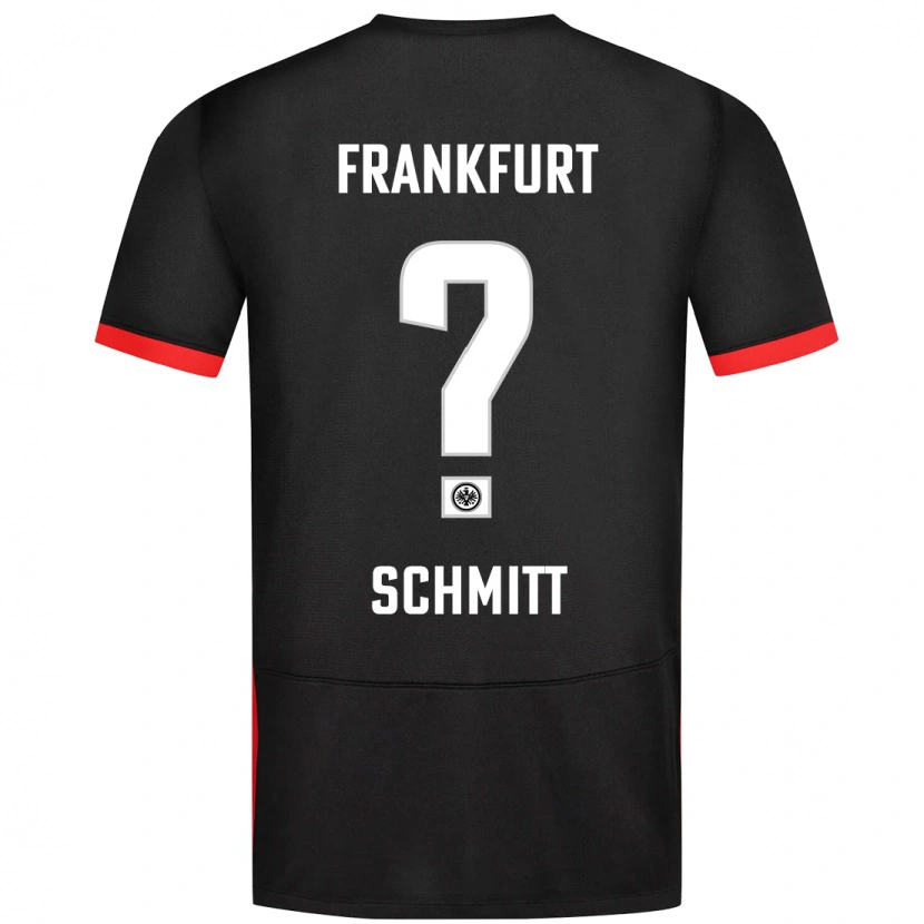 Danxen Męski Jonathan Schmitt #0 Czarny Wyjazdowa Koszulka 2024/25 Koszulki Klubowe