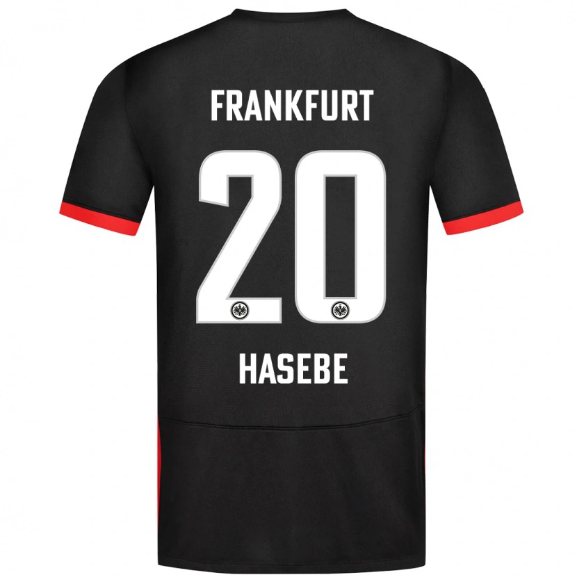 Danxen Męski Makoto Hasebe #20 Czarny Wyjazdowa Koszulka 2024/25 Koszulki Klubowe