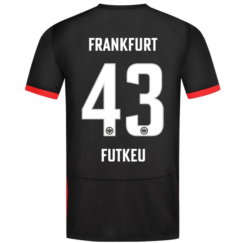 Danxen Męski Noel Futkeu #43 Czarny Wyjazdowa Koszulka 2024/25 Koszulki Klubowe