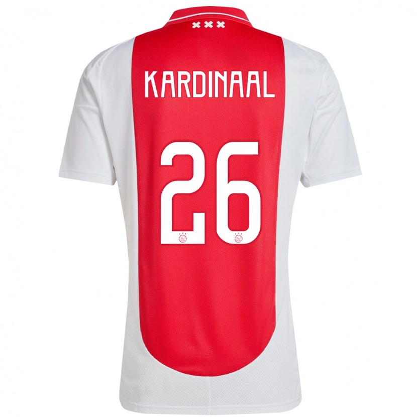 Danxen Kobiety Isa Kardinaal #26 Czerwony Biały Domowa Koszulka 2024/25 Koszulki Klubowe