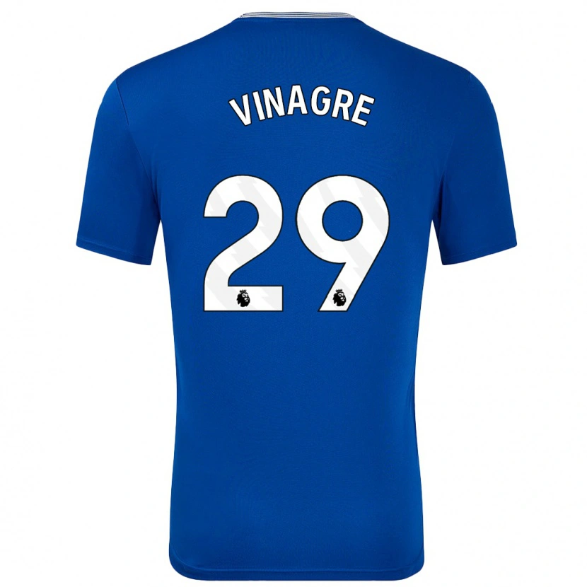 Danxen Kobiety Ruben Vinagre #29 Niebieski Z Domowa Koszulka 2024/25 Koszulki Klubowe