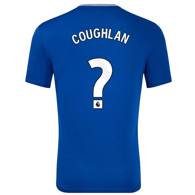 Danxen Kobiety Sam Coughlan #0 Niebieski Z Domowa Koszulka 2024/25 Koszulki Klubowe