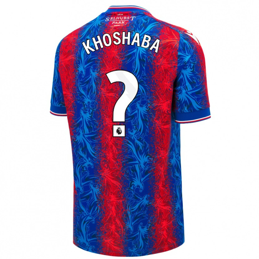 Danxen Kobiety Joseph Khoshaba #0 Czerwony Niebieski Paski Domowa Koszulka 2024/25 Koszulki Klubowe