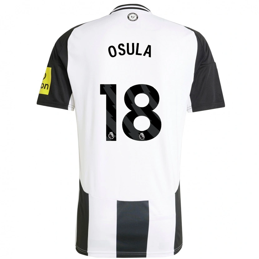 Danxen Kobiety William Osula #18 Biały Czarny Domowa Koszulka 2024/25 Koszulki Klubowe