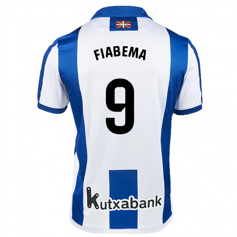 Danxen Kobiety Bryan Fiabema #9 Biały Niebieski Domowa Koszulka 2024/25 Koszulki Klubowe