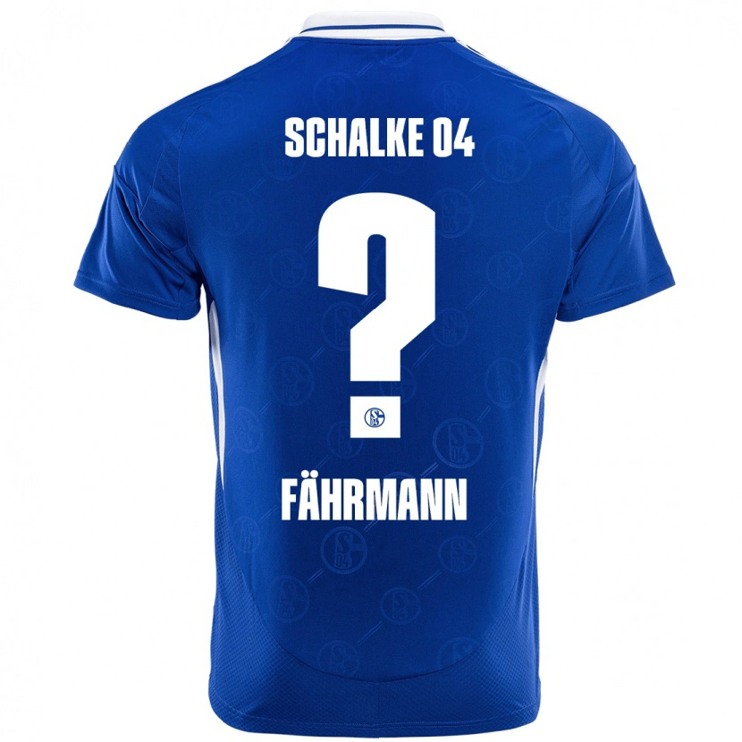 Danxen Kobiety Ralf Fährmann #0 Królewski Niebieski Domowa Koszulka 2024/25 Koszulki Klubowe