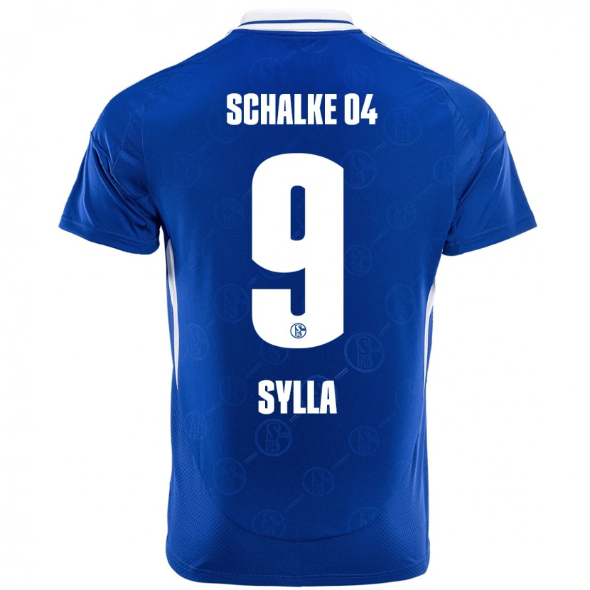 Danxen Kobiety Moussa Sylla #9 Królewski Niebieski Domowa Koszulka 2024/25 Koszulki Klubowe