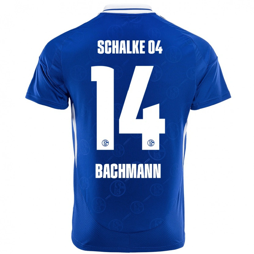 Danxen Kobiety Janik Bachmann #14 Królewski Niebieski Domowa Koszulka 2024/25 Koszulki Klubowe