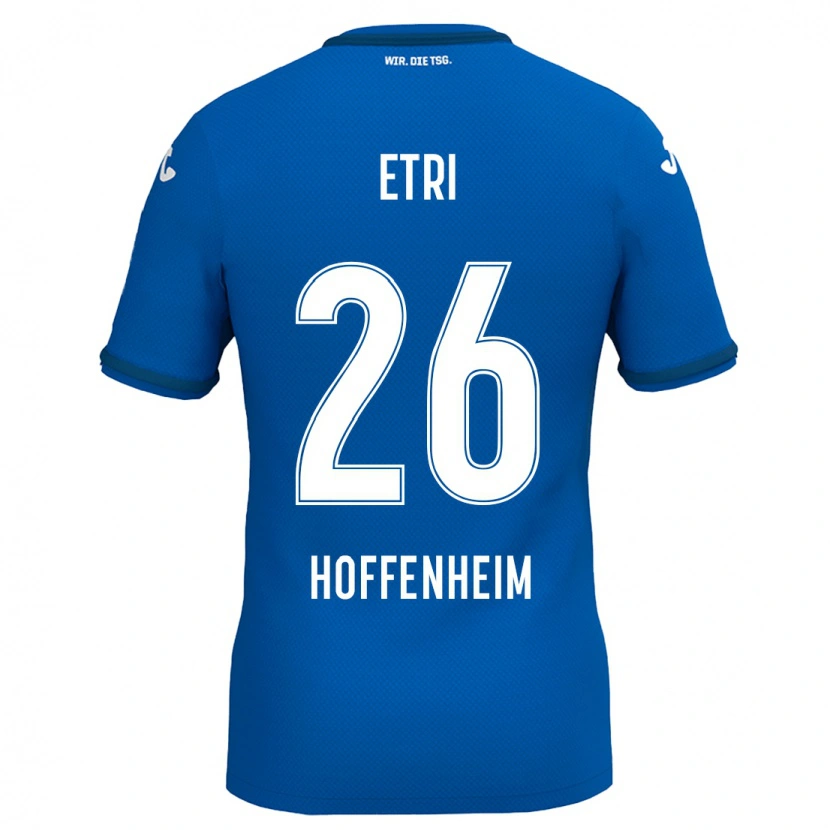 Danxen Kobiety Ahmed Etri #26 Królewski Niebieski Domowa Koszulka 2024/25 Koszulki Klubowe
