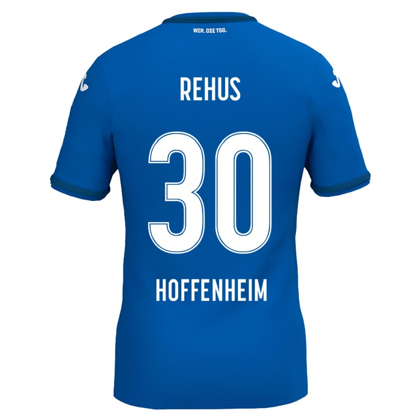Danxen Kobiety Milan Rehus #30 Królewski Niebieski Domowa Koszulka 2024/25 Koszulki Klubowe