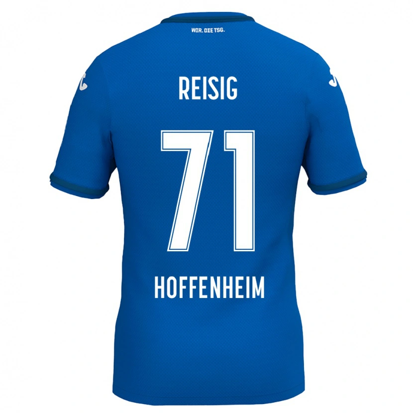 Danxen Kobiety Ruben Reisig #71 Królewski Niebieski Domowa Koszulka 2024/25 Koszulki Klubowe