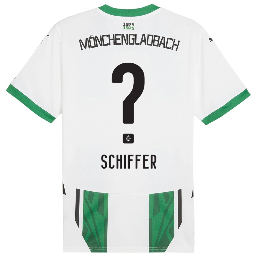 Danxen Kobiety Ben Schiffer #0 Biały Zielony Domowa Koszulka 2024/25 Koszulki Klubowe