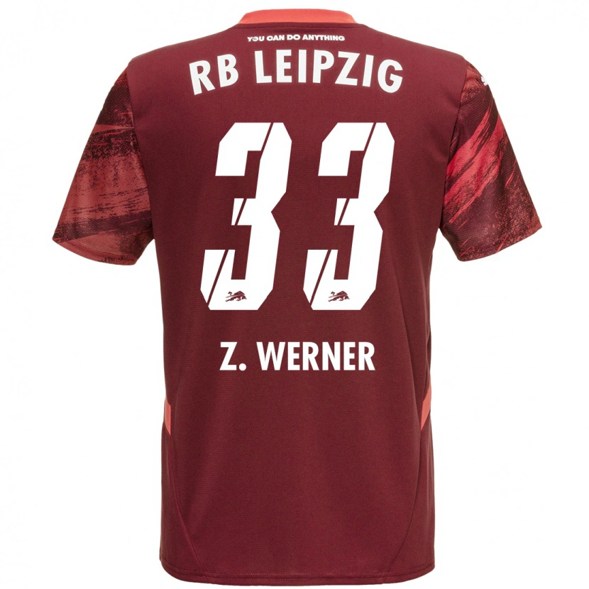 Danxen Kobiety Zoé Werner #33 Burgundowy Wyjazdowa Koszulka 2024/25 Koszulki Klubowe