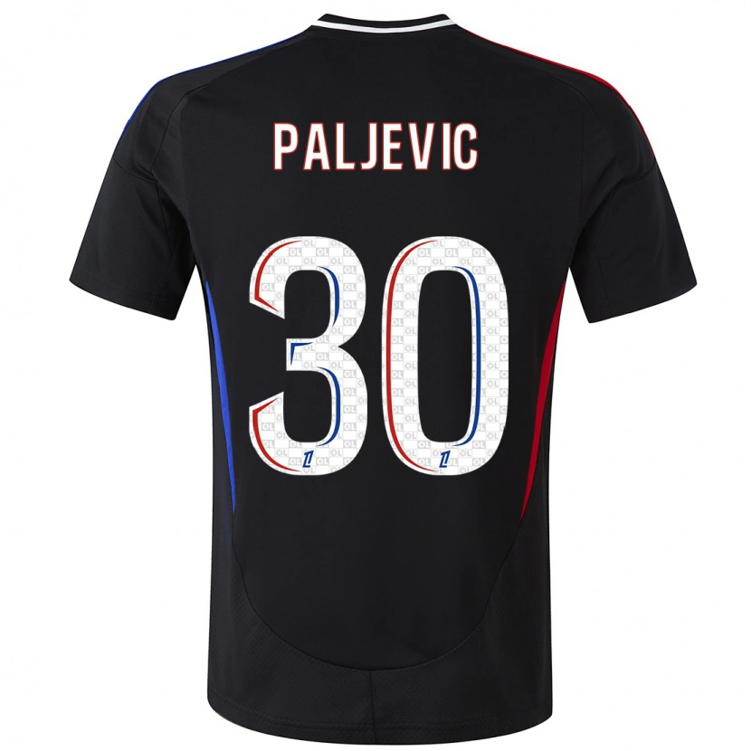Danxen Kobiety Alyssia Paljevic #30 Czarny Wyjazdowa Koszulka 2024/25 Koszulki Klubowe