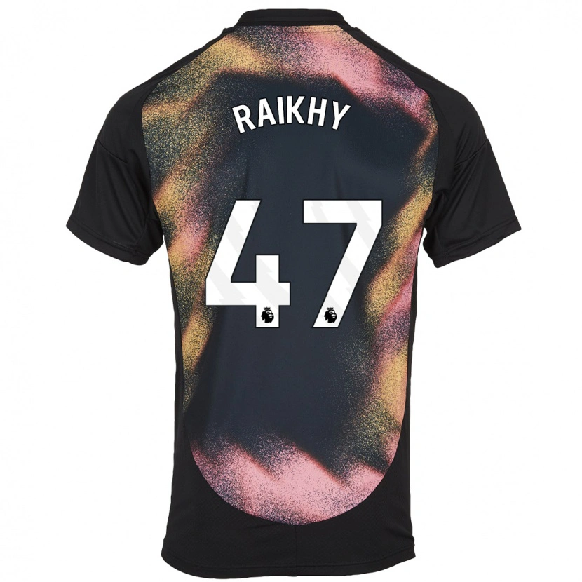 Danxen Kobiety Arjan Raikhy #47 Czarny Biały Wyjazdowa Koszulka 2024/25 Koszulki Klubowe