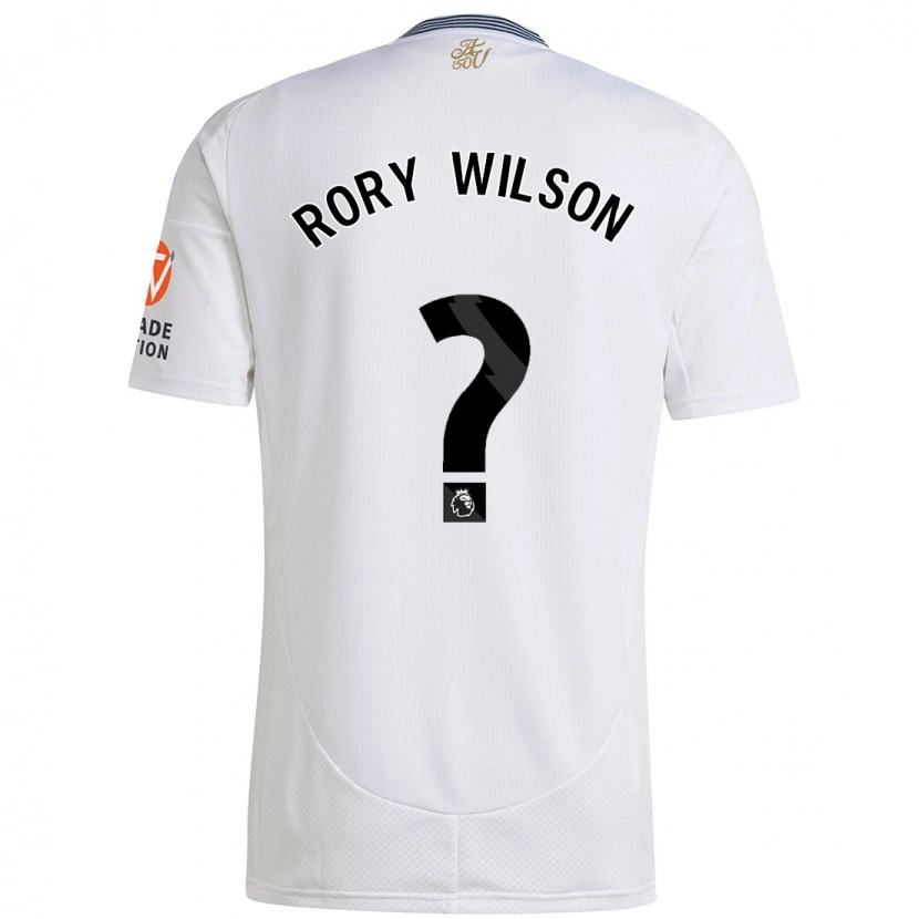 Danxen Kobiety Rory Wilson #0 Biały Wyjazdowa Koszulka 2024/25 Koszulki Klubowe