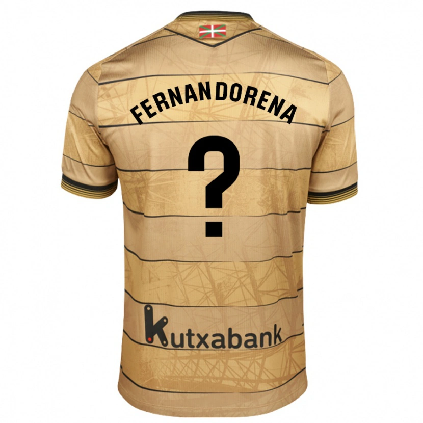 Danxen Kobiety Alex Fernandorena #0 Brązowy Wyjazdowa Koszulka 2024/25 Koszulki Klubowe