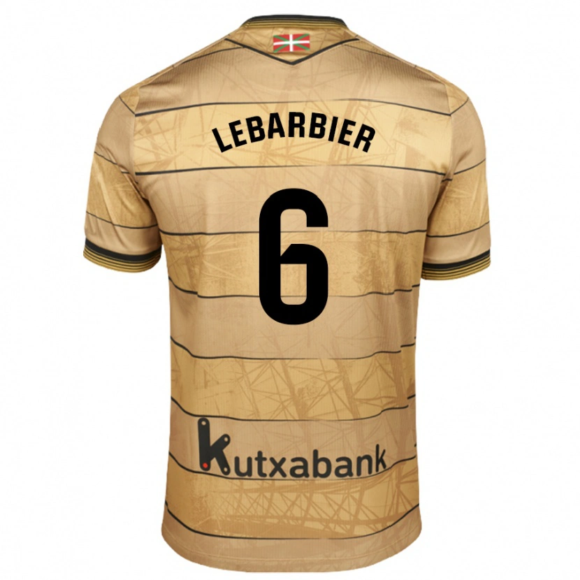 Danxen Kobiety Alex Lebarbier #6 Brązowy Wyjazdowa Koszulka 2024/25 Koszulki Klubowe