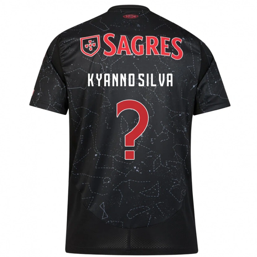 Danxen Kobiety Kyanno Silva #0 Czarny Czerwony Wyjazdowa Koszulka 2024/25 Koszulki Klubowe
