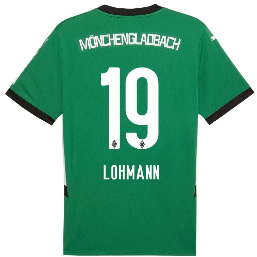Danxen Kobiety Mona Lohmann #19 Zielony Biały Wyjazdowa Koszulka 2024/25 Koszulki Klubowe