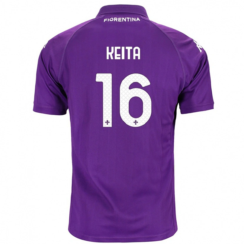 Danxen Dzieci Bala Keita #16 Fioletowy Domowa Koszulka 2024/25 Koszulki Klubowe