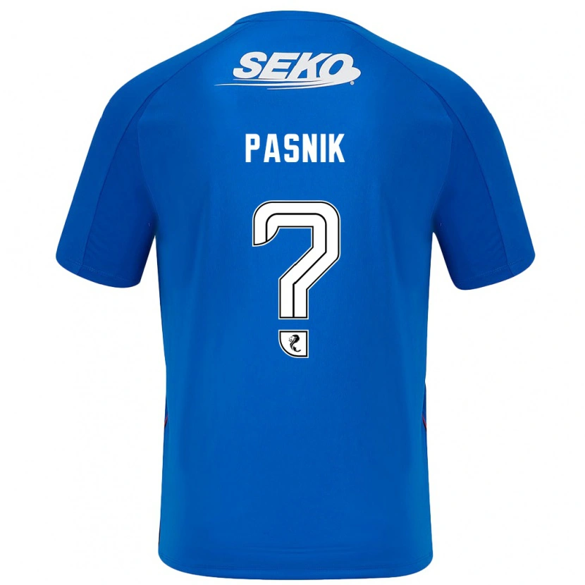 Danxen Dzieci Tyler Pasnik #0 Ciemnoniebieski Domowa Koszulka 2024/25 Koszulki Klubowe