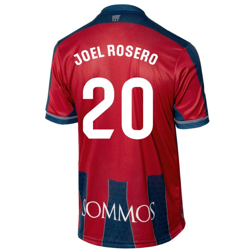 Danxen Dzieci Alexis Joel Rosero #20 Czerwony Niebieski Domowa Koszulka 2024/25 Koszulki Klubowe