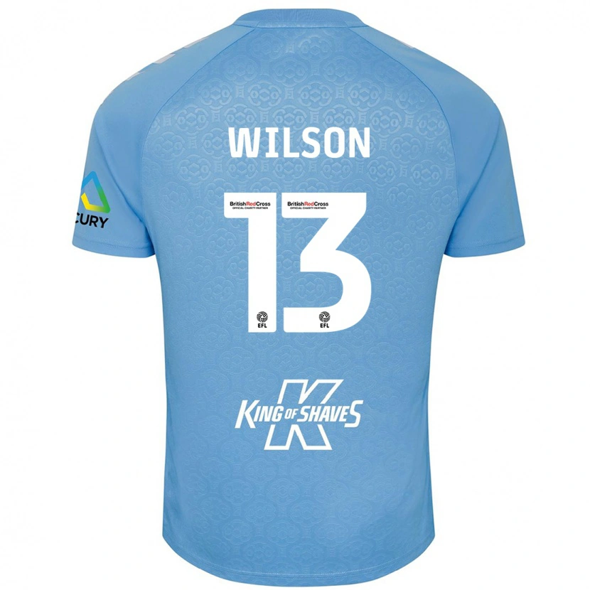 Danxen Dzieci Ben Wilson #13 Niebieski Biały Domowa Koszulka 2024/25 Koszulki Klubowe