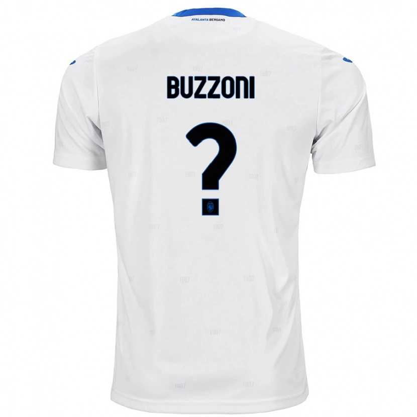 Danxen Dzieci Giorgio Buzzoni #0 Biały Wyjazdowa Koszulka 2024/25 Koszulki Klubowe