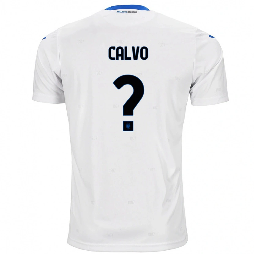 Danxen Dzieci Filippo Calvo #0 Biały Wyjazdowa Koszulka 2024/25 Koszulki Klubowe