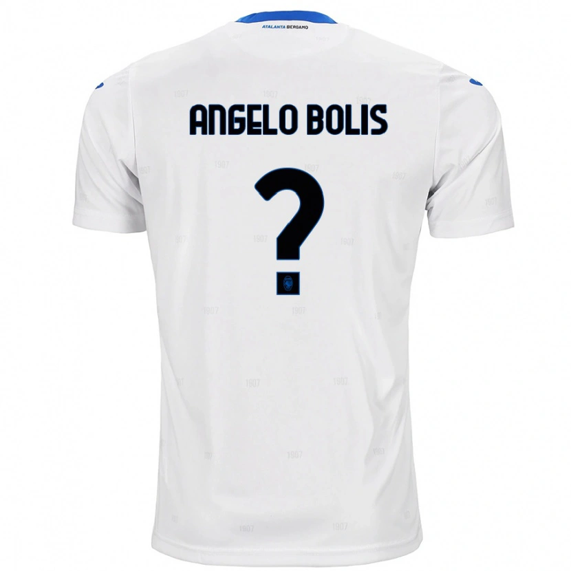 Danxen Dzieci Tommaso Angelo Bolis #0 Biały Wyjazdowa Koszulka 2024/25 Koszulki Klubowe