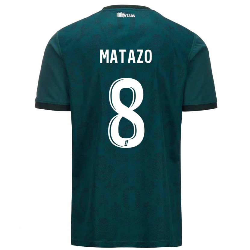 Danxen Dzieci Eliot Matazo #8 Ciemnozielony Wyjazdowa Koszulka 2024/25 Koszulki Klubowe