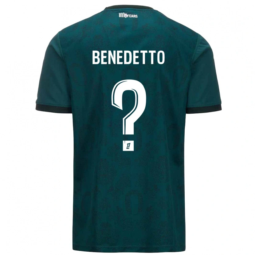 Danxen Dzieci Antéo Benedetto #0 Ciemnozielony Wyjazdowa Koszulka 2024/25 Koszulki Klubowe