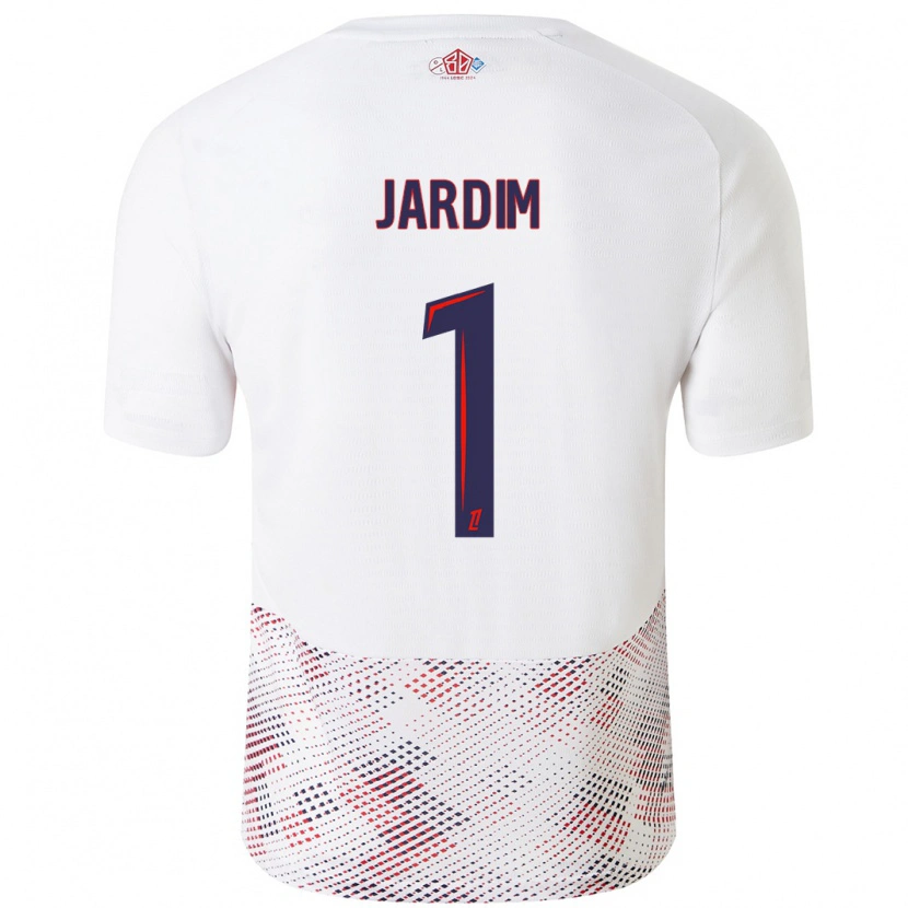 Danxen Dzieci Leo Jardim #1 Biały Królewski Niebieski Wyjazdowa Koszulka 2024/25 Koszulki Klubowe