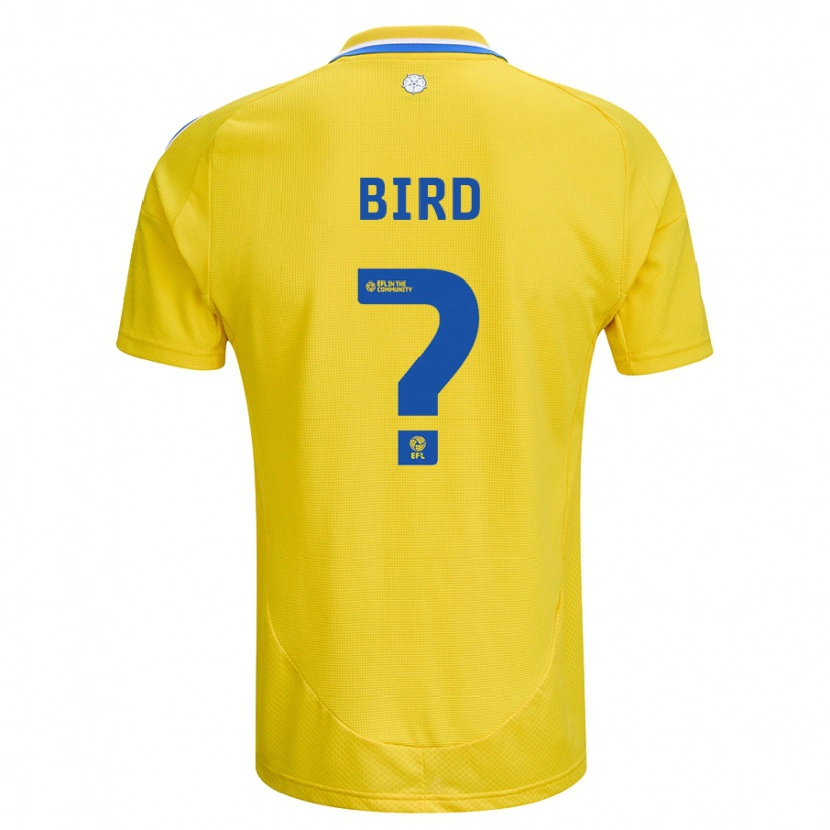 Danxen Dzieci Coban Bird #0 Żółty Niebieski Wyjazdowa Koszulka 2024/25 Koszulki Klubowe