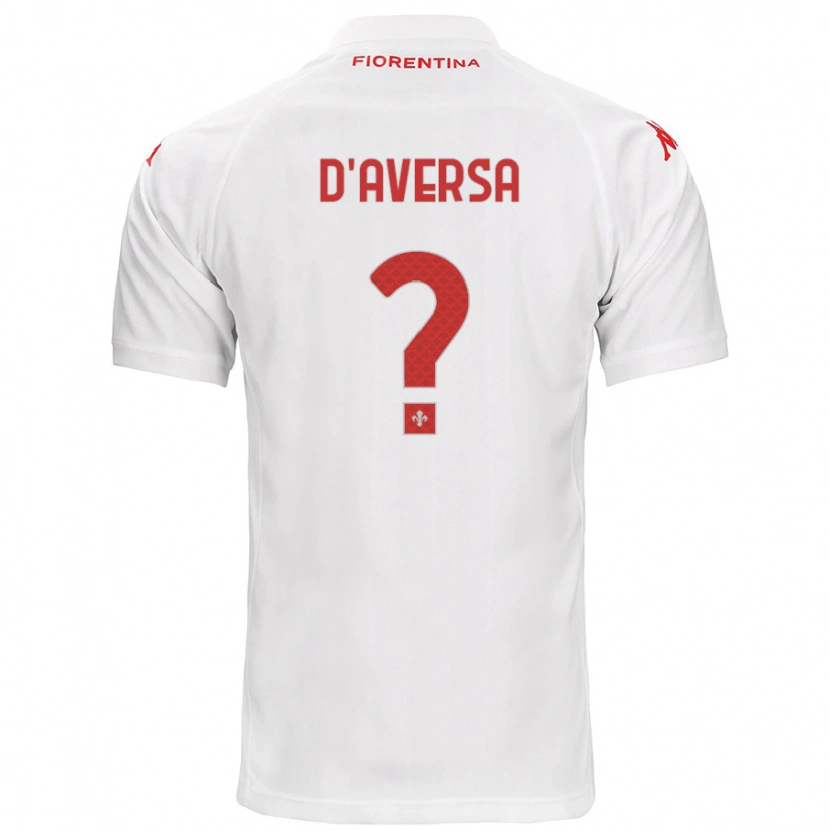 Danxen Dzieci Simone D'aversa #0 Biały Wyjazdowa Koszulka 2024/25 Koszulki Klubowe