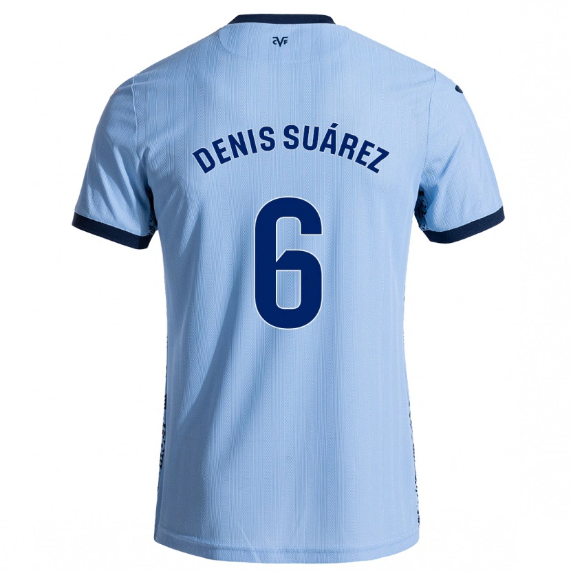 Danxen Dzieci Denis Suárez #6 Błękit Nieba Wyjazdowa Koszulka 2024/25 Koszulki Klubowe