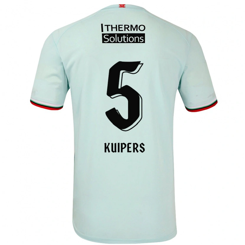 Danxen Dzieci Bas Kuipers #5 Jasnozielony Wyjazdowa Koszulka 2024/25 Koszulki Klubowe