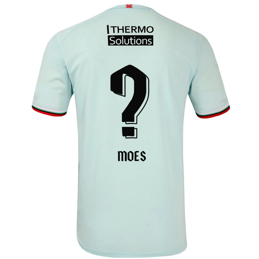 Danxen Dzieci Lucas Moes #0 Jasnozielony Wyjazdowa Koszulka 2024/25 Koszulki Klubowe