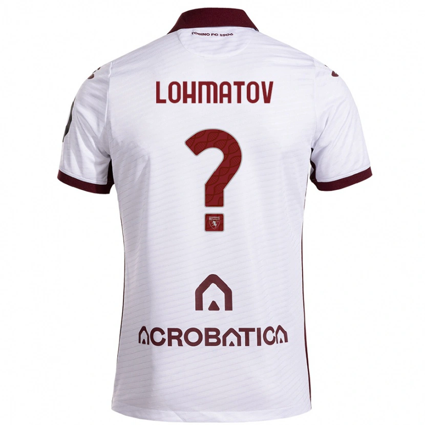 Danxen Dzieci Aleksandr Lohmatov #0 Biały Kasztanowy Wyjazdowa Koszulka 2024/25 Koszulki Klubowe