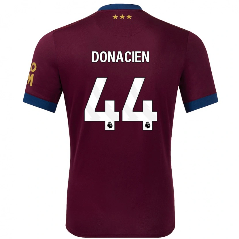 Danxen Dzieci Janoi Donacien #44 Brązowy Wyjazdowa Koszulka 2024/25 Koszulki Klubowe