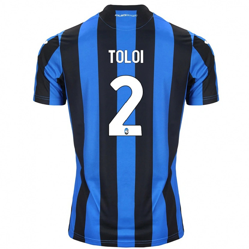 Danxen Męski Rafael Tolói #2 Niebiesko-Czarny Domowa Koszulka 2024/25 Koszulki Klubowe