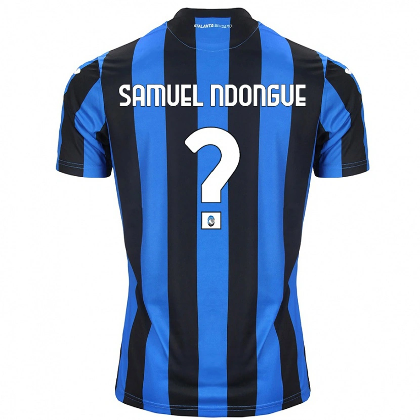 Danxen Męski Frederick Samuel Ndongue #0 Niebiesko-Czarny Domowa Koszulka 2024/25 Koszulki Klubowe