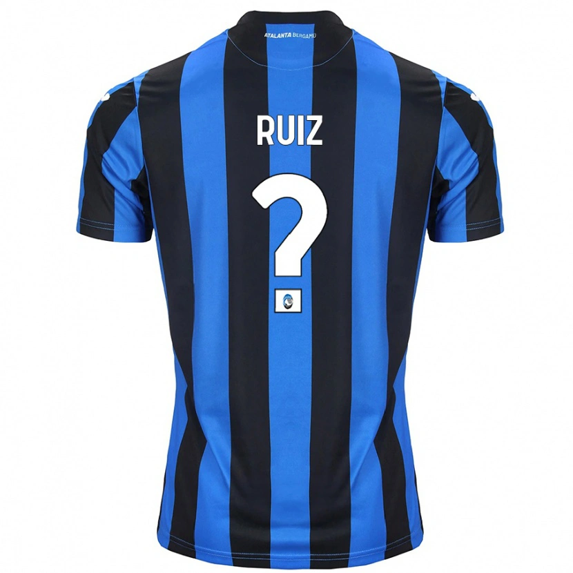 Danxen Męski Gerard Ruiz #0 Niebiesko-Czarny Domowa Koszulka 2024/25 Koszulki Klubowe