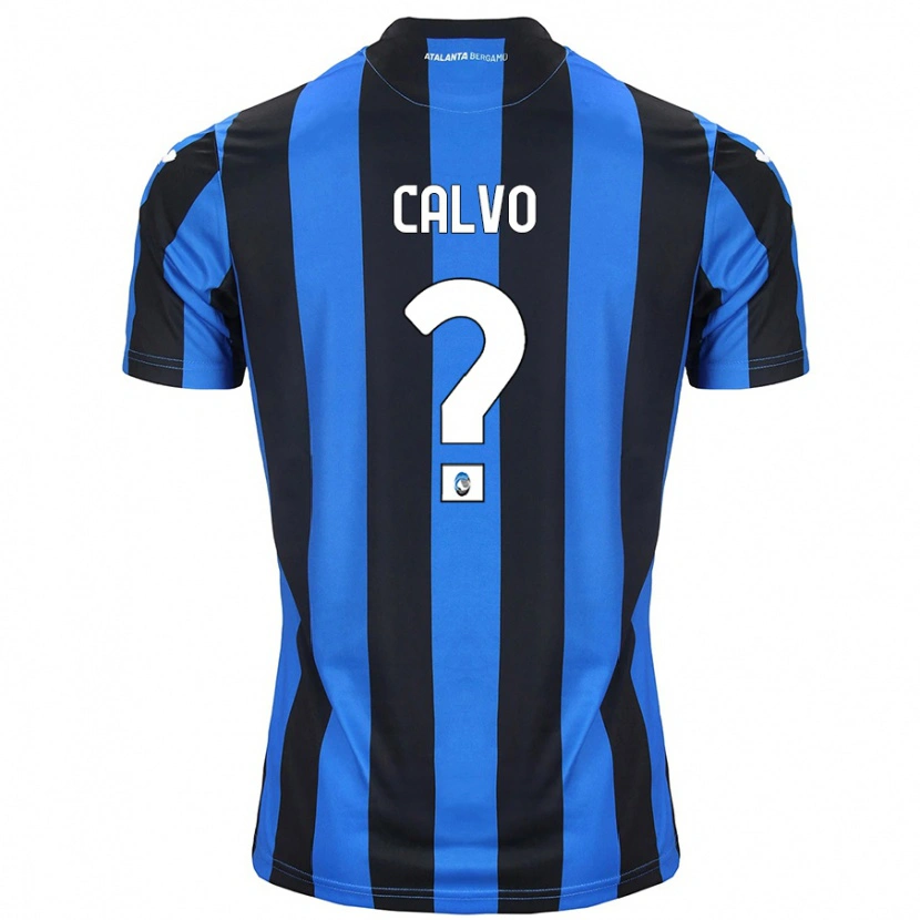 Danxen Męski Filippo Calvo #0 Niebiesko-Czarny Domowa Koszulka 2024/25 Koszulki Klubowe
