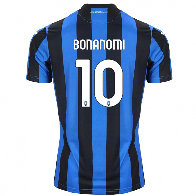 Danxen Męski Andrea Bonanomi #10 Niebiesko-Czarny Domowa Koszulka 2024/25 Koszulki Klubowe