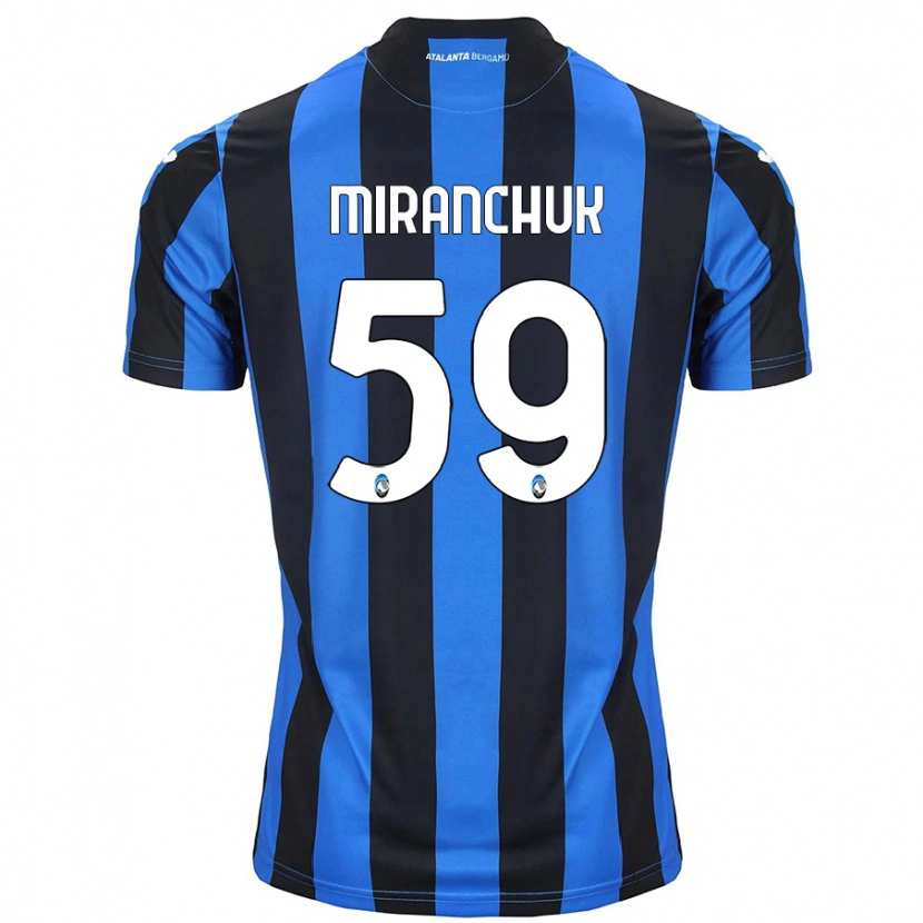 Danxen Męski Aleksey Miranchuk #59 Niebiesko-Czarny Domowa Koszulka 2024/25 Koszulki Klubowe