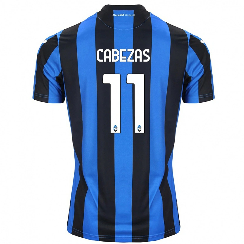 Danxen Męski Bryan Cabezas #11 Niebiesko-Czarny Domowa Koszulka 2024/25 Koszulki Klubowe