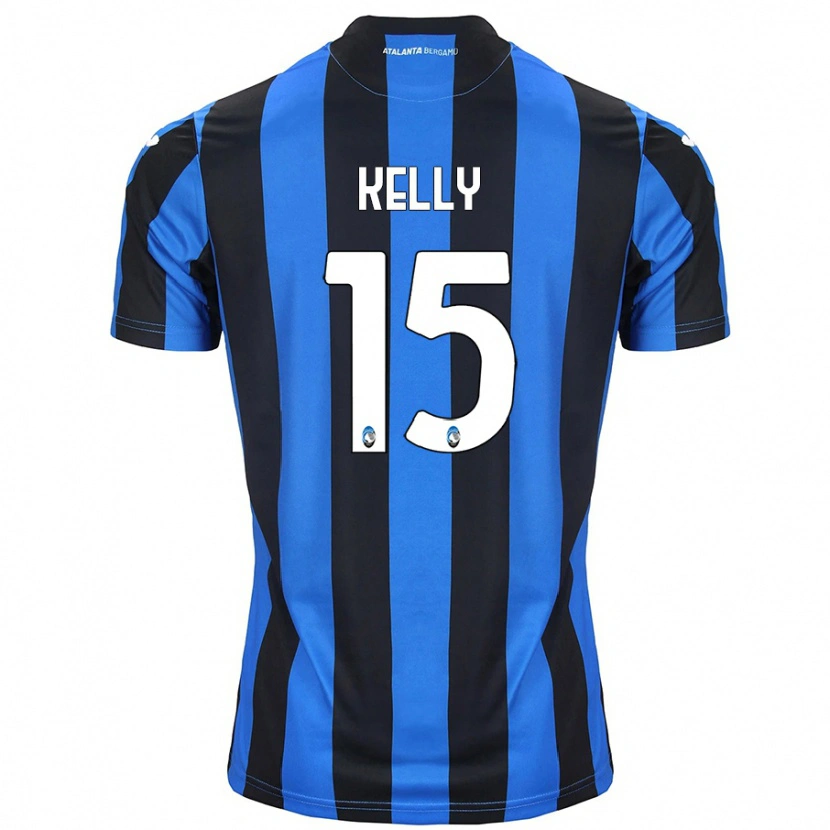 Danxen Męski Maegan Kelly #15 Niebiesko-Czarny Domowa Koszulka 2024/25 Koszulki Klubowe