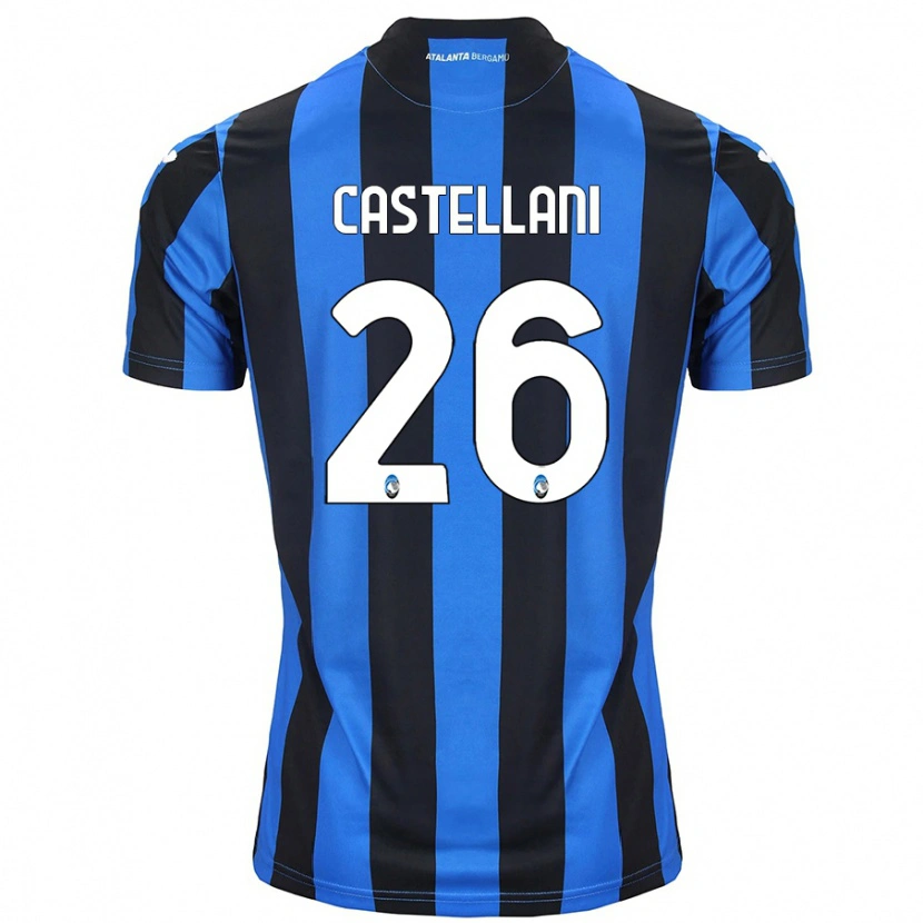 Danxen Męski Eleonora Castellani #26 Niebiesko-Czarny Domowa Koszulka 2024/25 Koszulki Klubowe